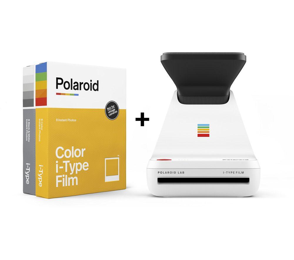Image of POLAROID Lab with Film Twin Pack - White, White