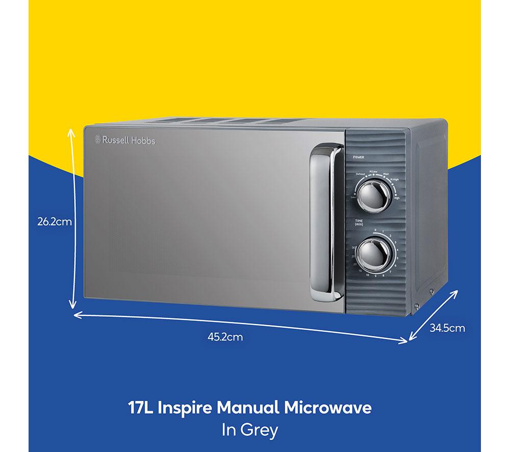 RUSSELL HOBBS RHM1731G Solo Microwave - Grey image number 10 of 11