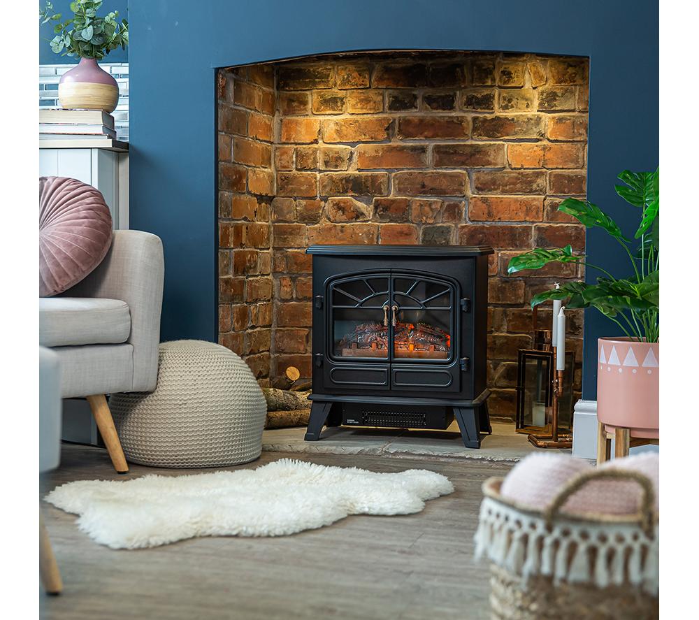 RUSSELL HOBBS RHEFSTV2003B Electric Stove Fire - Black image number 5 of 8