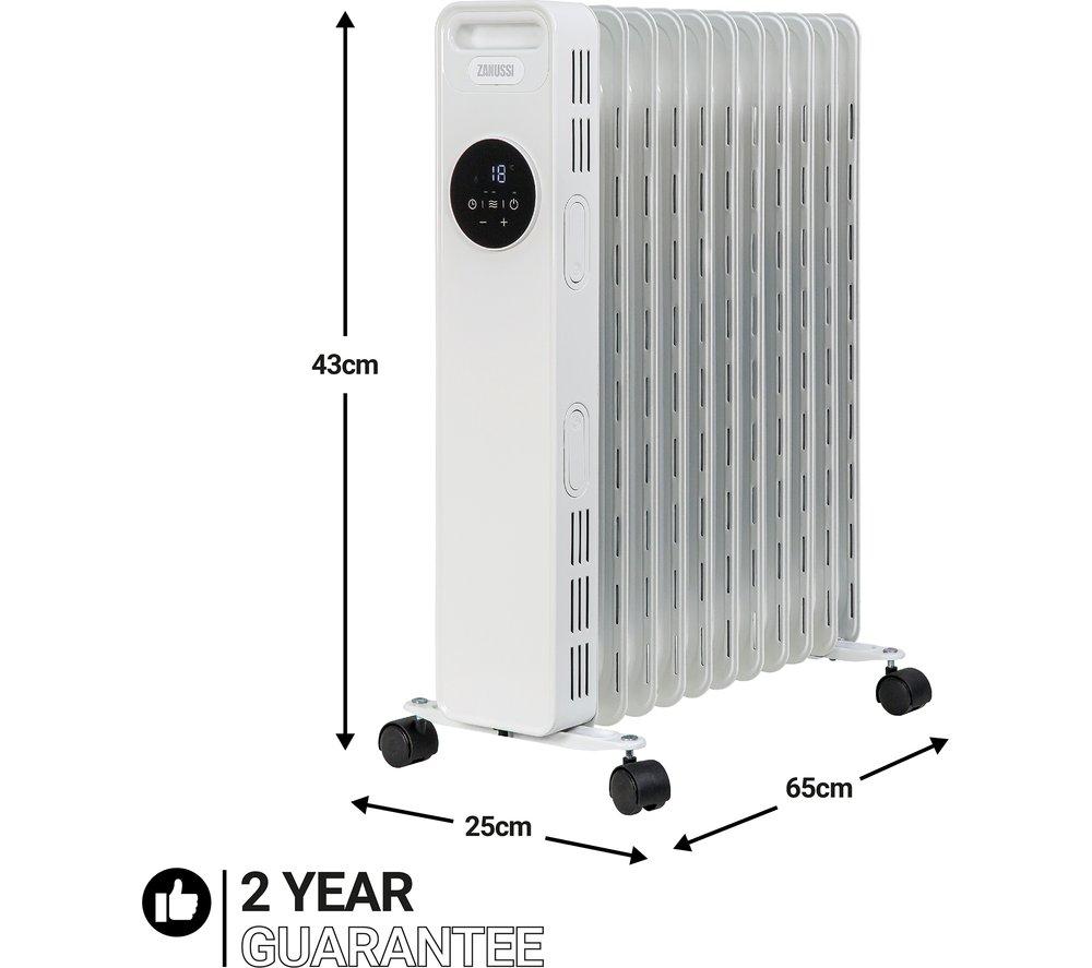 ZANUSSI ZOFR5005 Portable Oil-Filled Radiator - White image number 9 of 17