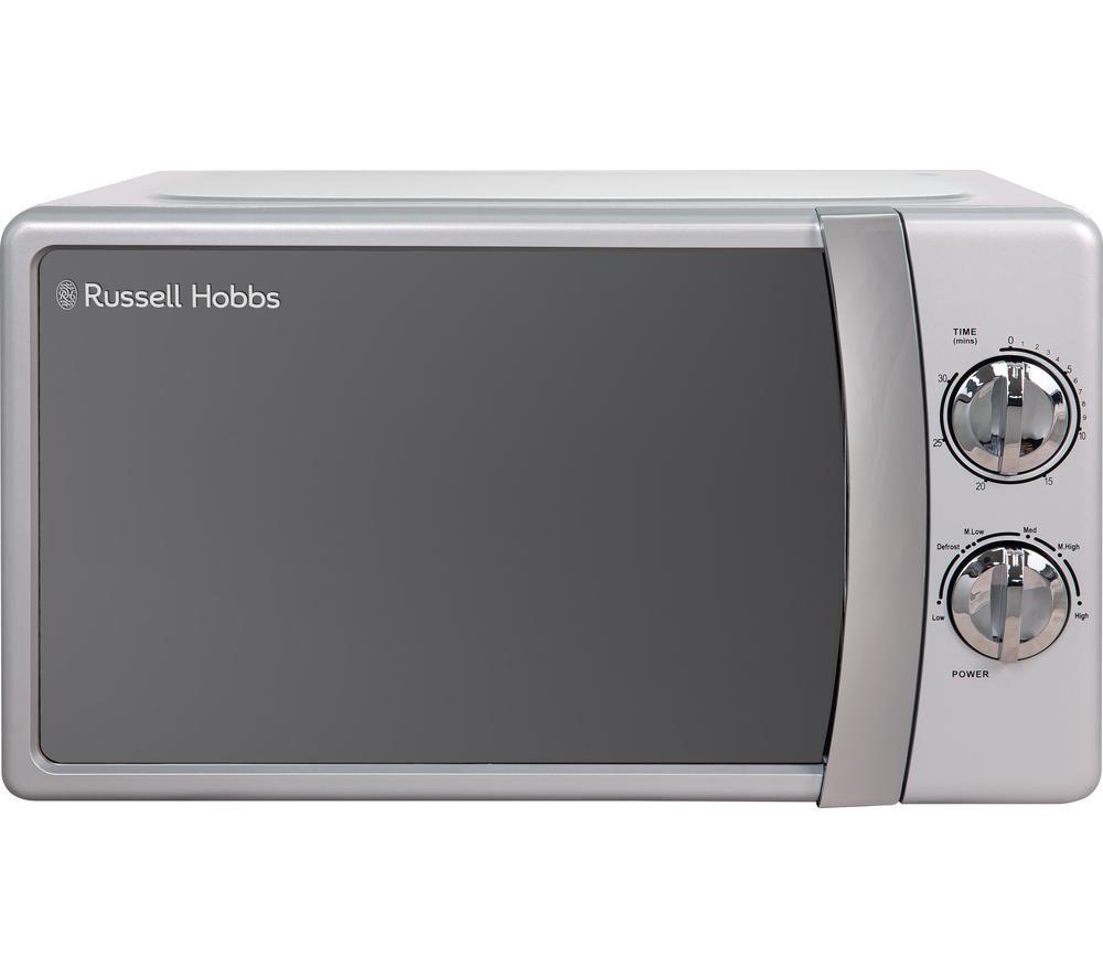 Russell Hobbs RHMM701S-N Silver 17L Microwave - 700W Manual Controls - Image 6