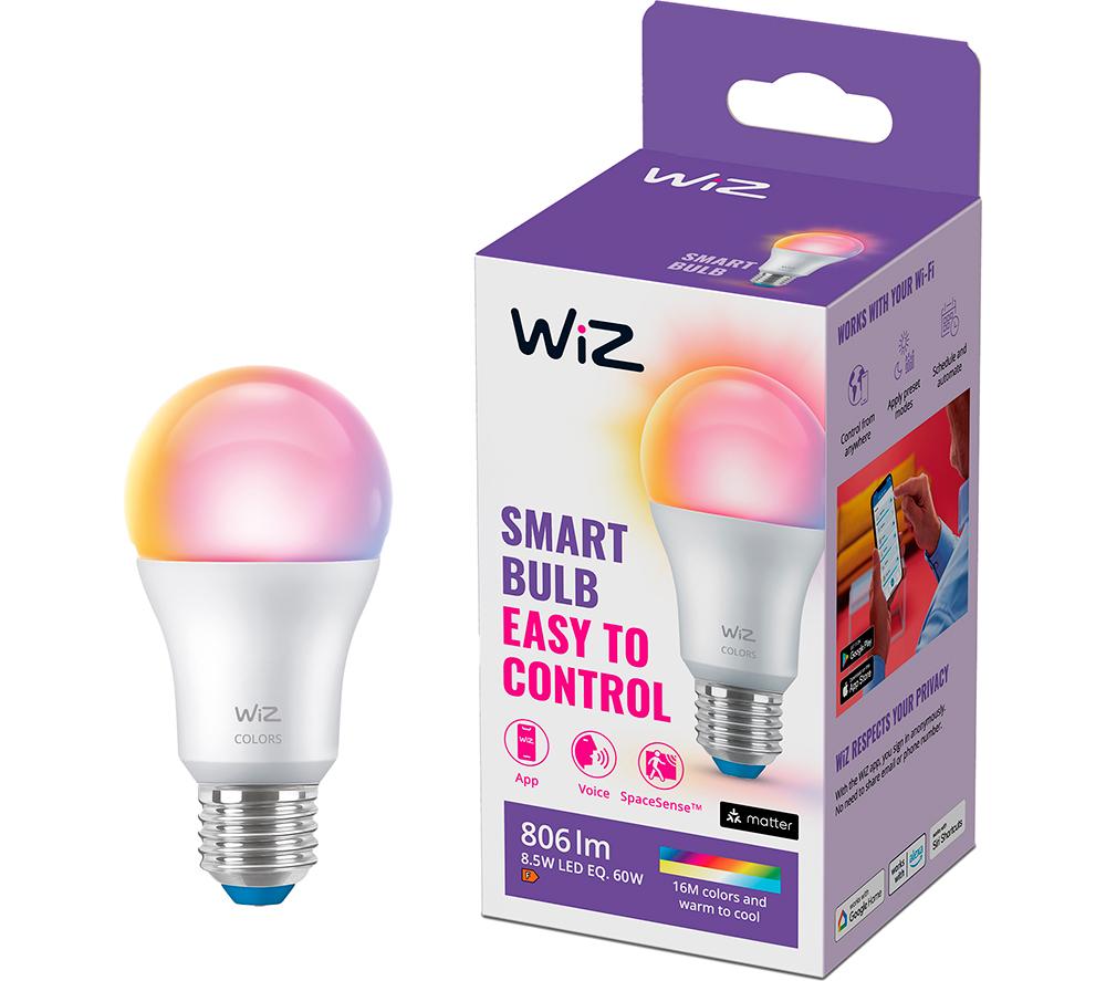 WIZ CONNECTED A60 Full Colour Smart Light Bulb - E27