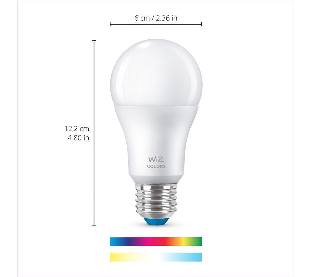 WIZ A60 Full Colour Smart Light Bulb - E27 image number 21 of 21