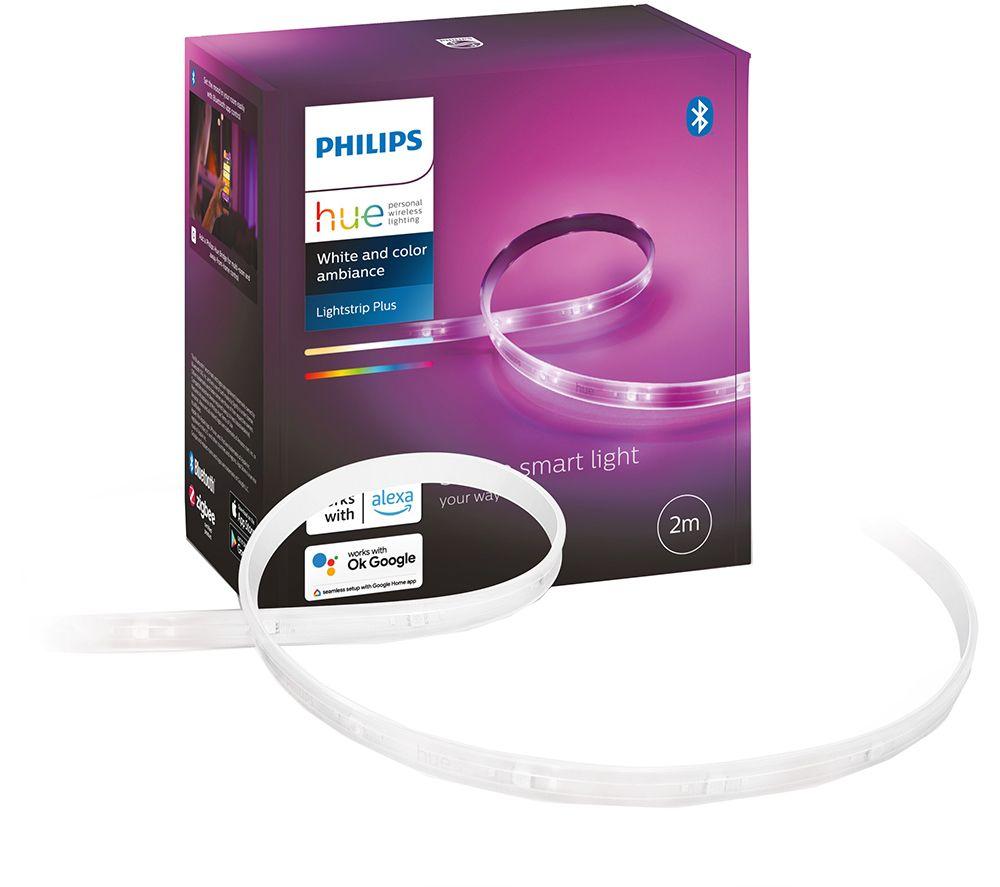 PHILIPS HUE White & Colour Ambiance Smart LED Lightstrip Plus - 2 m