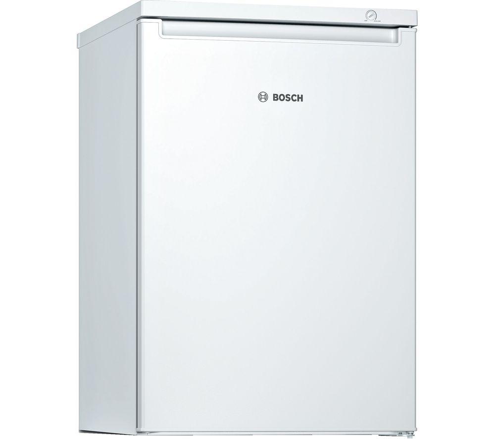 BOSCH Serie 4 GTV15NWEAG Undercounter Freezer - White, White