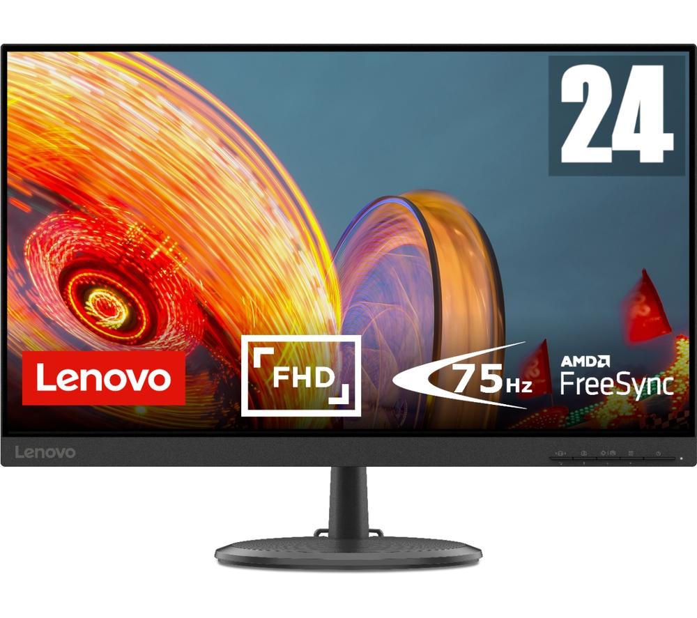 LENOVO C24-25 Full HD 23.8inch VA LCD Monitor - Black