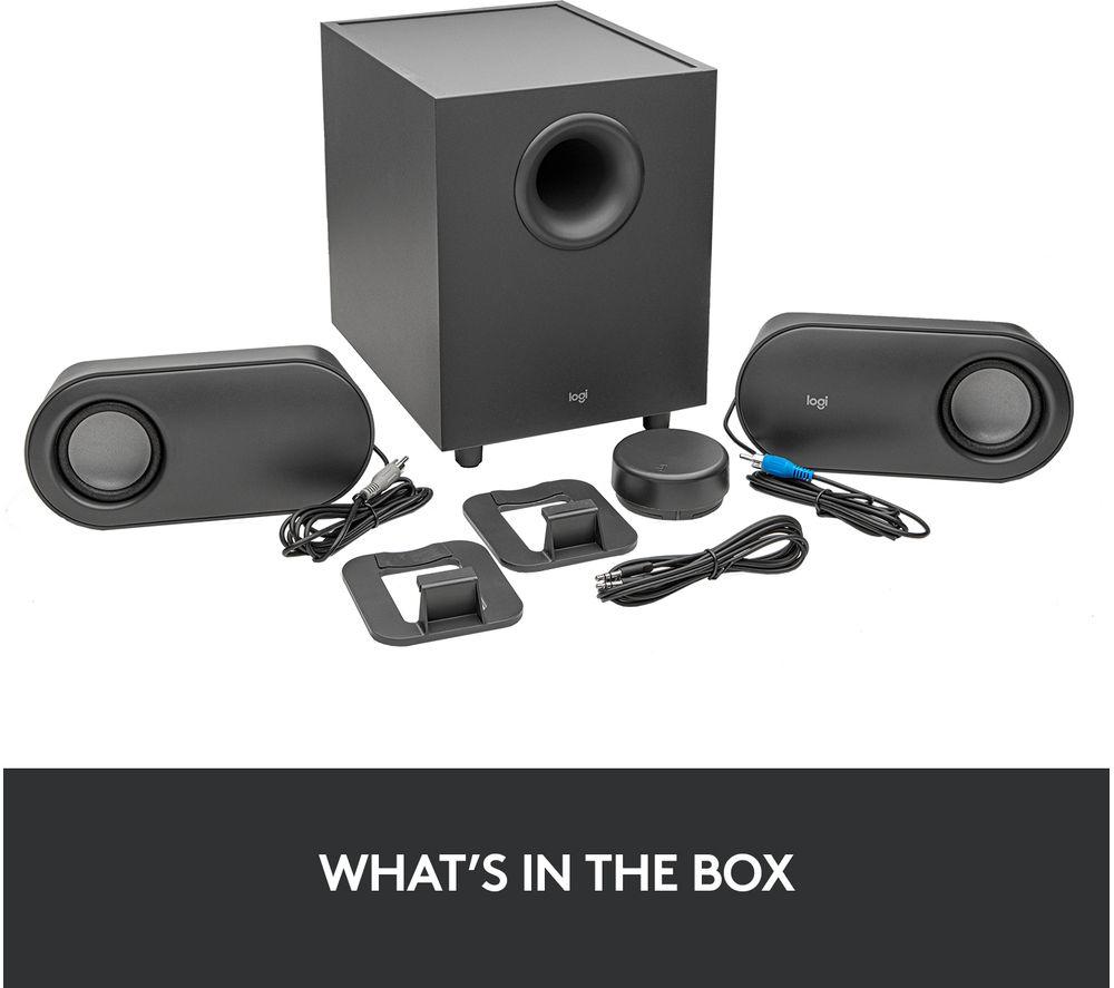 LOGITECH Z407 2.1 Wireless PC Speakers - Black image number 8 of 8