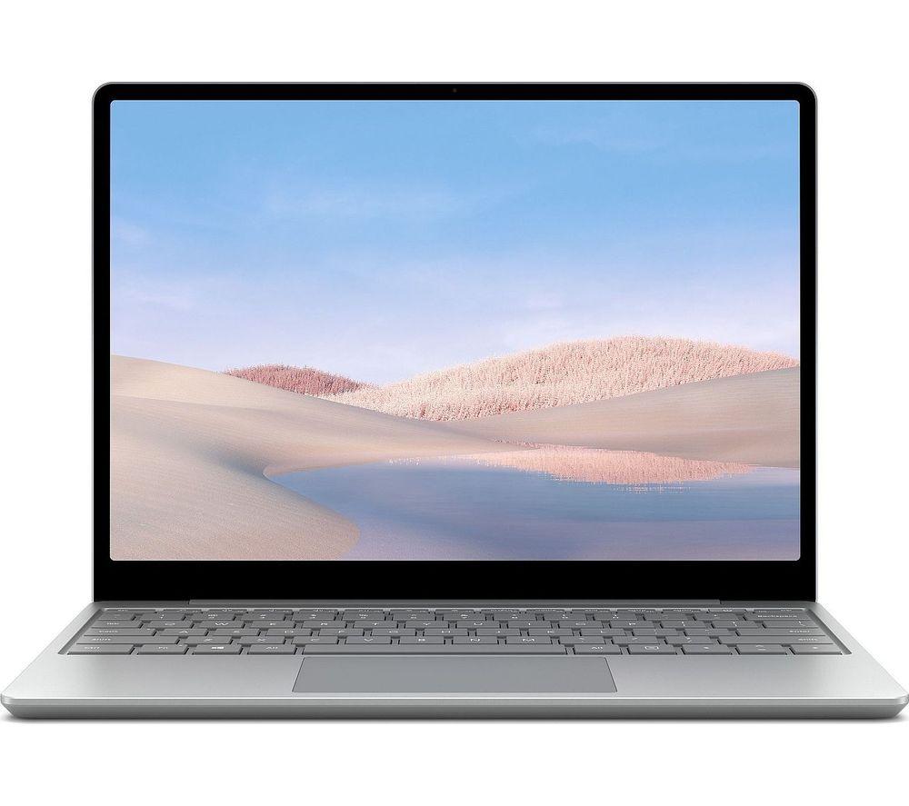 Image of MICROSOFT 12.5" Surface Laptop Go - Intel®Core i5, 256 GB SSD, Platinum, Silver/Grey