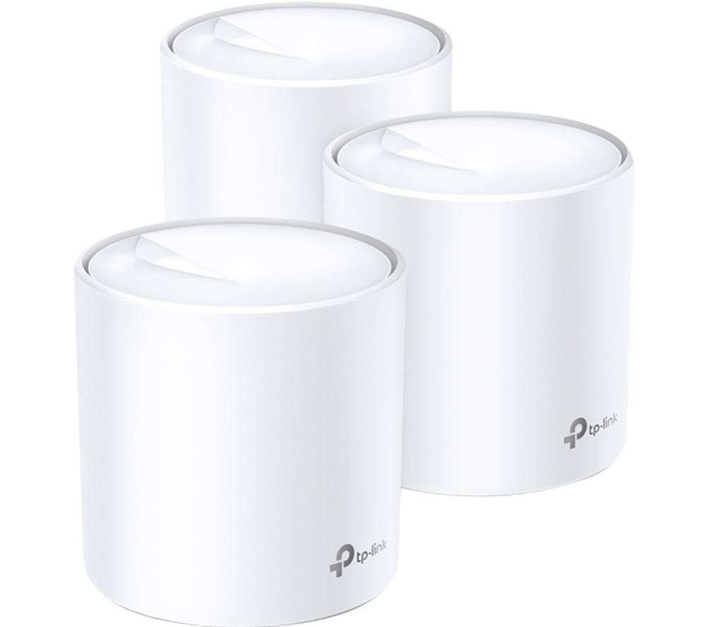 TP-LINK Deco X60 Whole Home WiFi System - Triple Pack, White