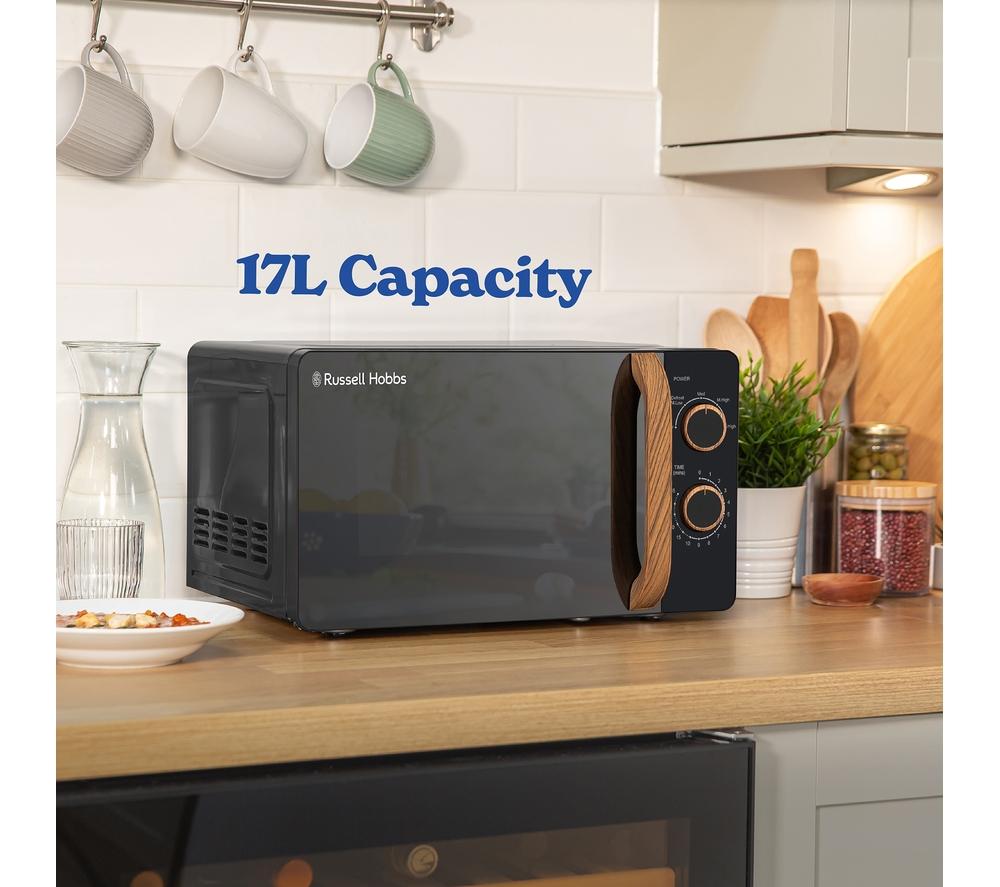 RUSSELL HOBBS RHMM713B-N Compact Solo Microwave - Black image number 5 of 9