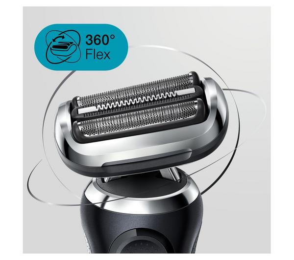 BRAUN Series 7 70-N7200cc Wet & Dry Foil Shaver - Black image number 7