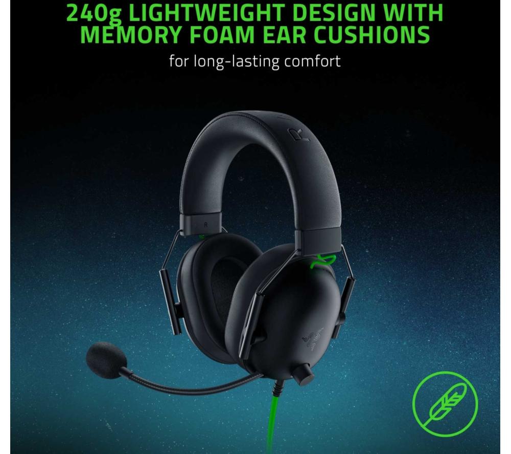 RAZER BlackShark V2 X Gaming Headset - Black image number 5 of 9