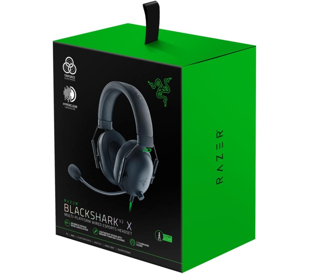 Buy RAZER BlackShark V2 X Gaming Headset - Black | Currys