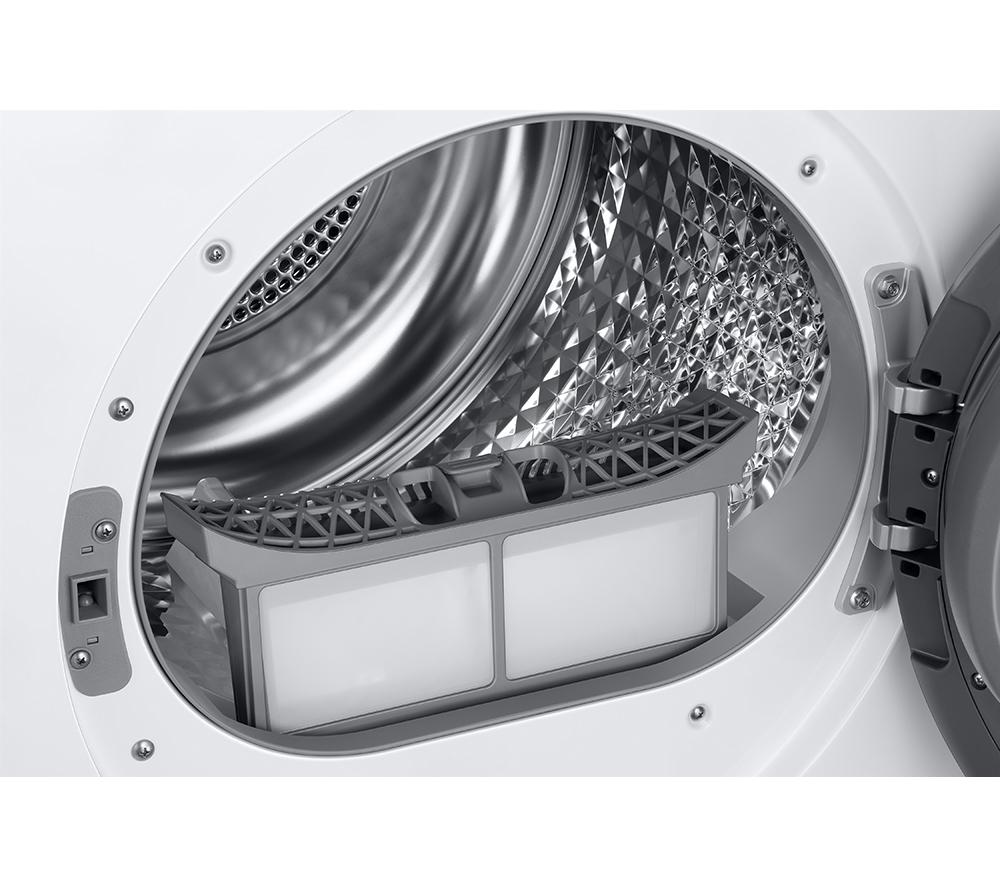 SAMSUNG Series 5 AI Energy DV90T5240AW/S1 WiFi-enabled 9 kg Heat Pump Tumble Dryer - White image number 10 of 13