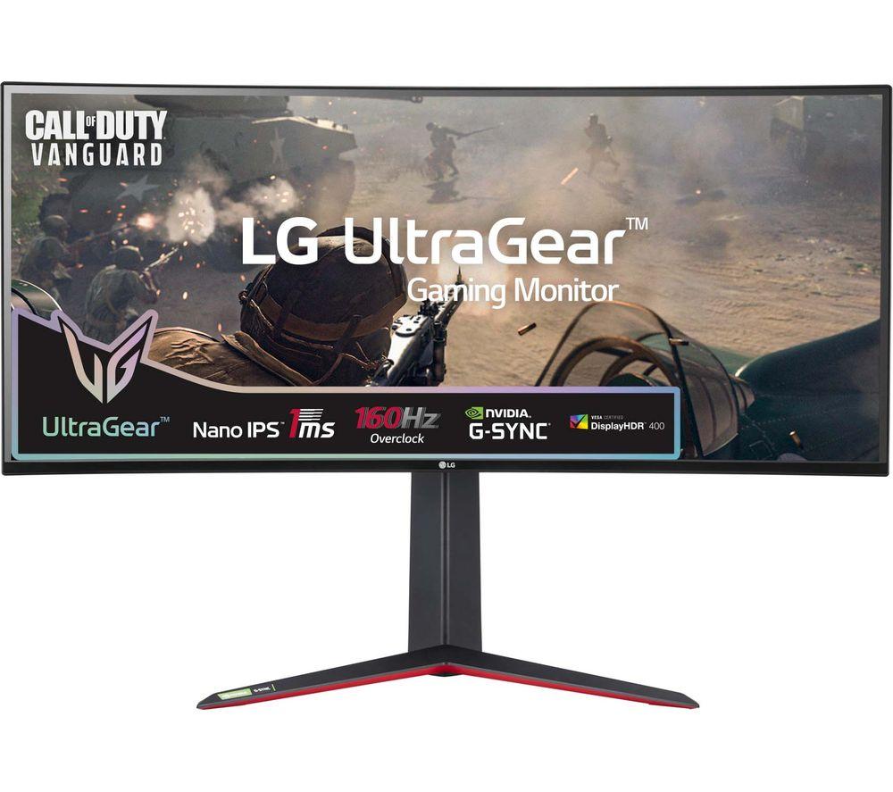 Image of LG UltraGear 34GN850 Quad HD 34" Curved Nano IPS LCD Gaming Monitor - Black, Black