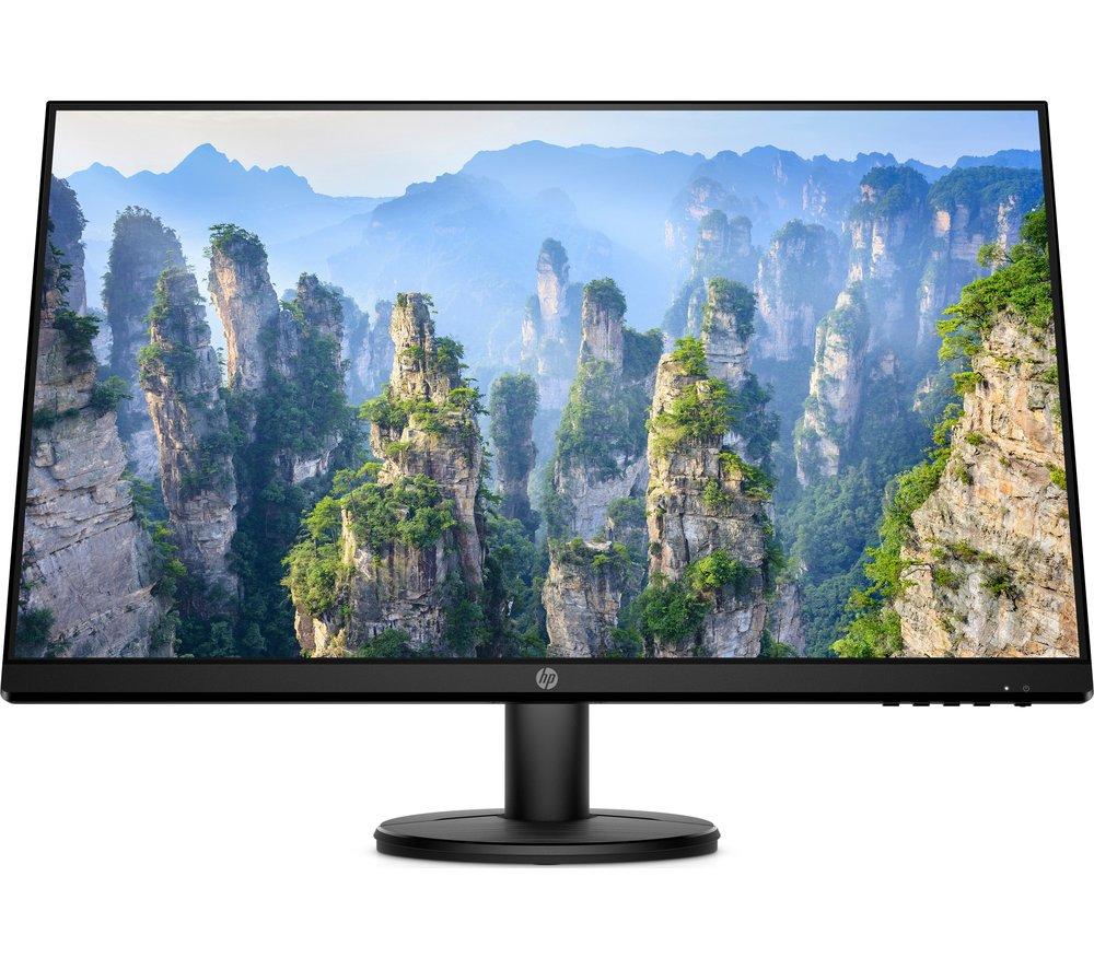 Image of HP V27i Full HD 27" IPS LCD Monitor - Black, Black