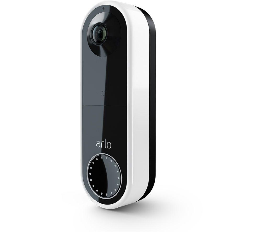 ARLO AVD1001 Video Doorbell - Black & White