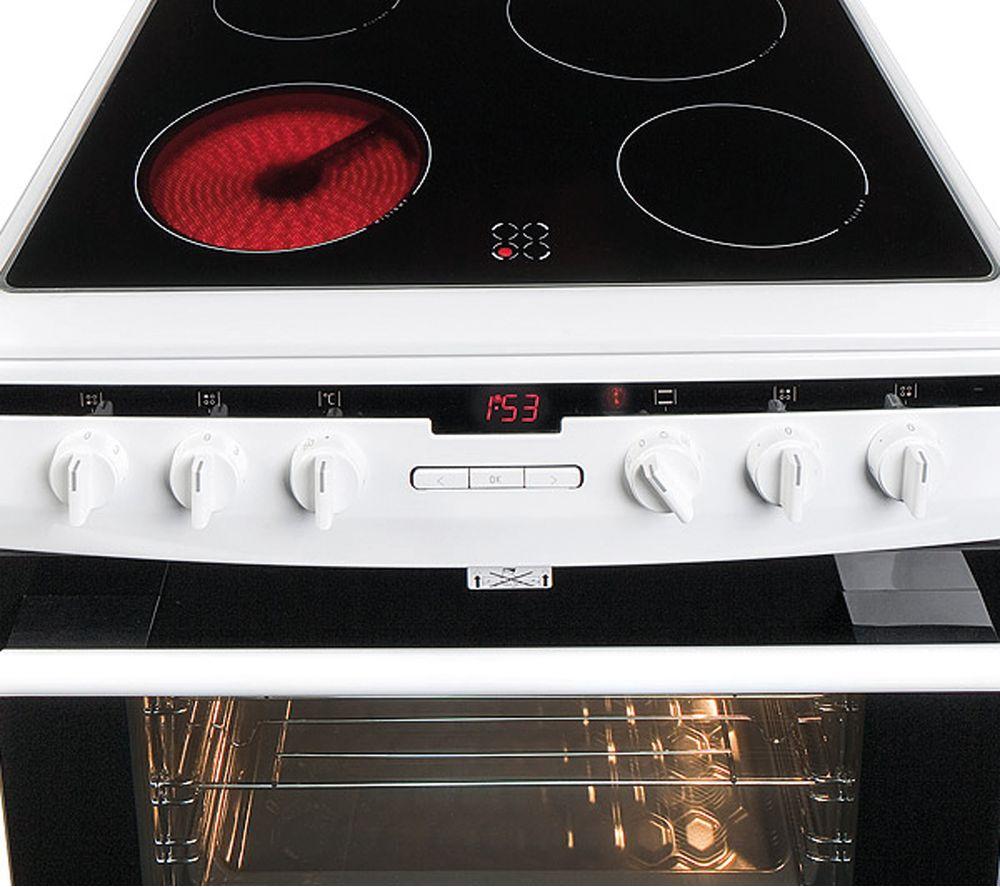 AMICA 608CE2TAW 60 cm Electric Ceramic Cooker - White image number 5 of 9