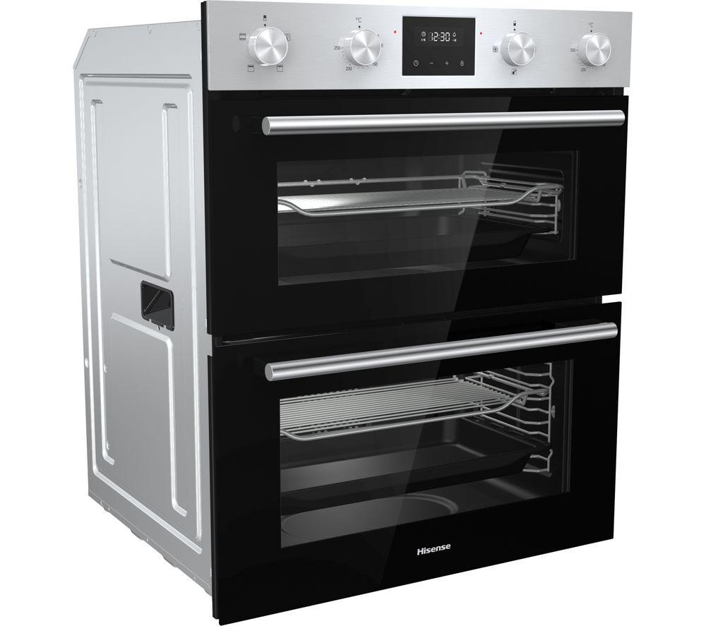 HISENSE BID75211XUK Electric Built-under Double Oven - Stainless Steel & Black image number 6 of 12