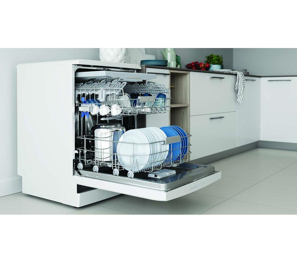 INDESIT DFO 3T133 F UK Full-size Dishwasher - White image number 9 of 10