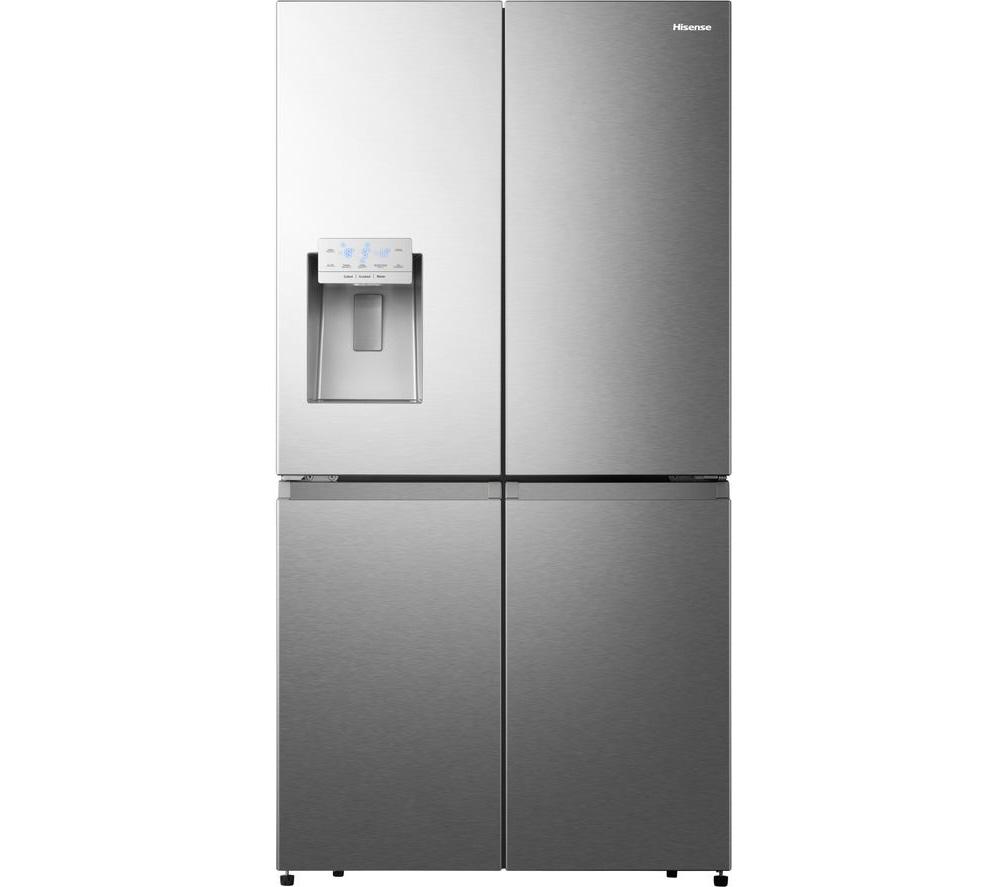 HISENSE RQ760N4AIF American-Style Fridge Freezer - Stainless Steel