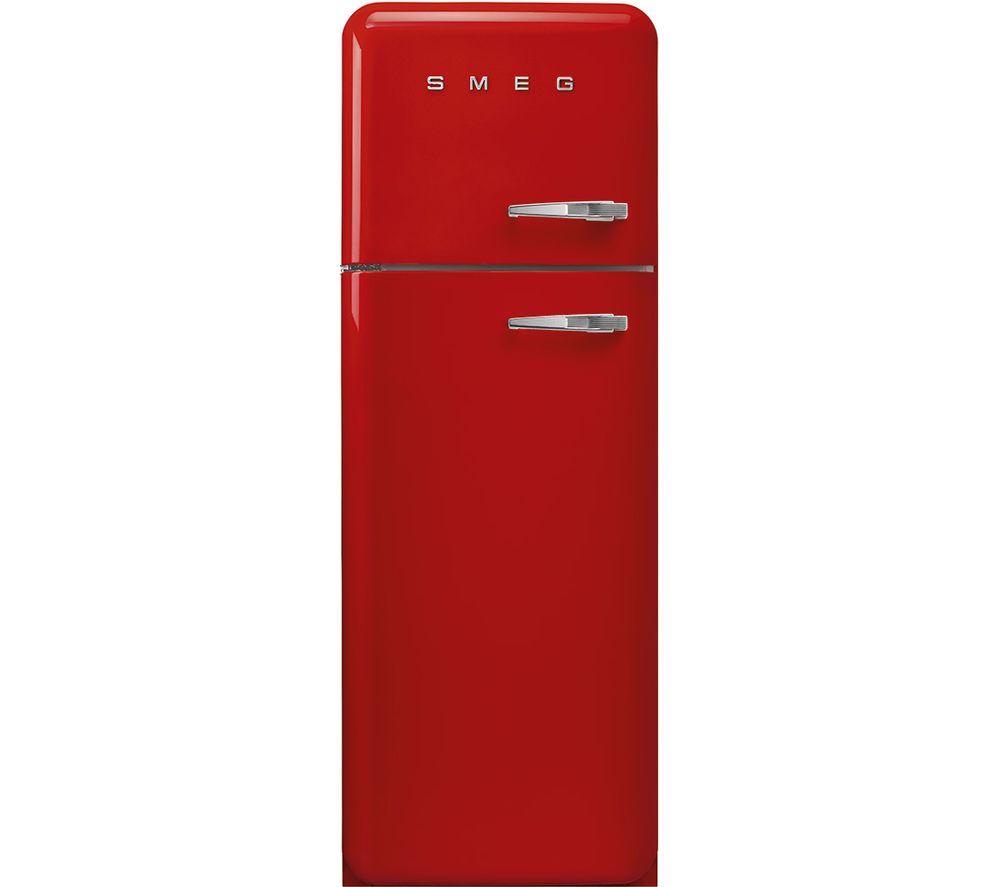 SMEG FAB30LRD5UK 80/20 Fridge Freezer - Red, Red