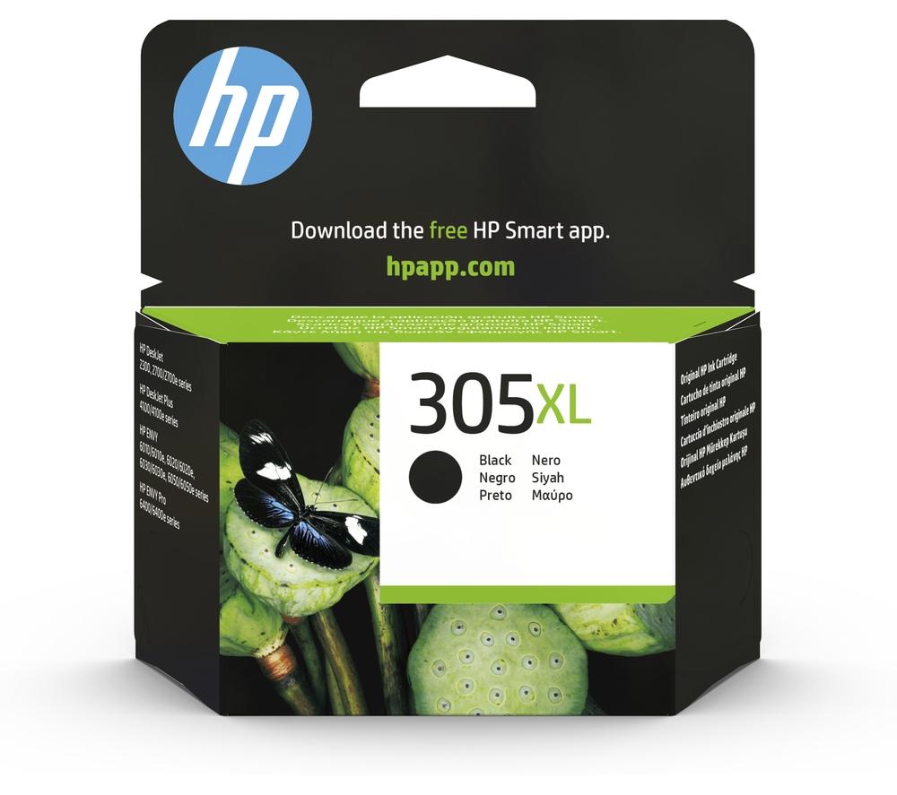 HP 3YM62AE 305XL High Yield Original Ink Cartridge, Black, (Pack of 1) Packaging may vary
