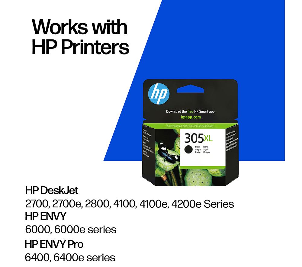 HP 305 XL Original Black Ink Cartridge image number 2 of 14