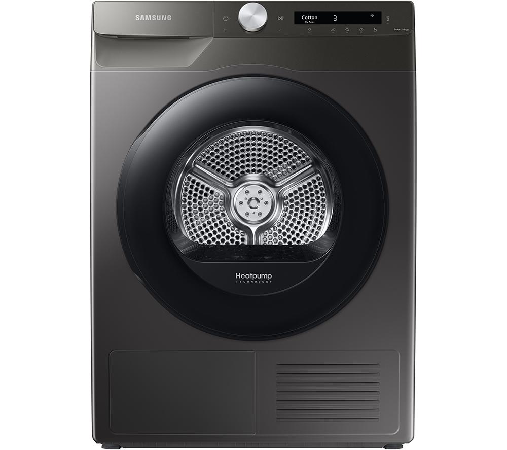 SAMSUNG DV80T5220AN/S1 WiFi-enabled 8 kg Heat Pump Tumble Dryer – Graphite, Silver/Grey