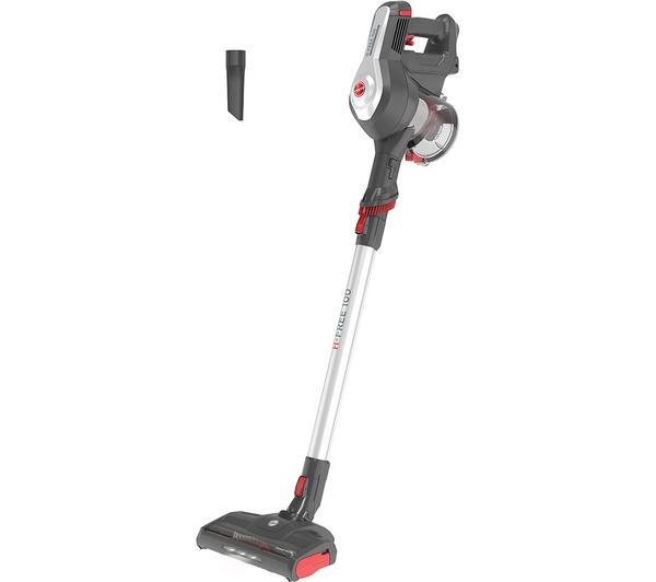 Buy HOOVER H-FREE 100 Home HF122GH Cordless Vacuum Cleaner - Grey, Silver & Red | Currys