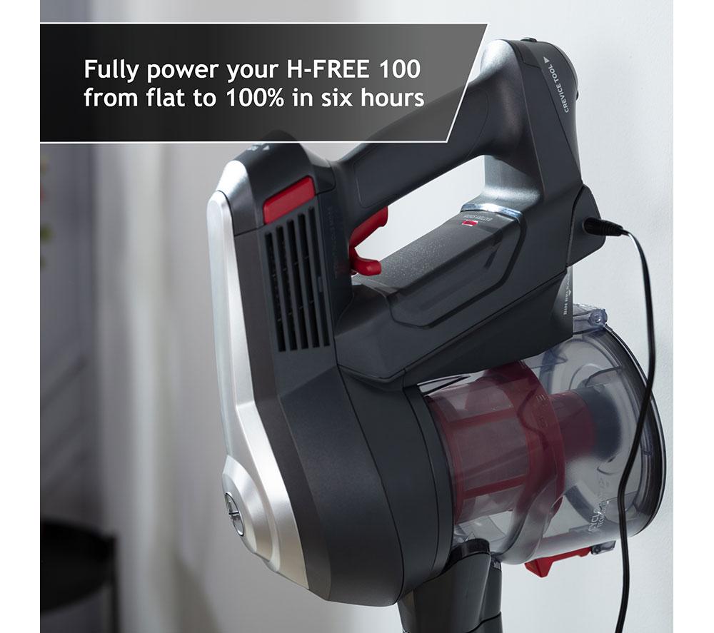 Buy HOOVER H-FREE 100 Home HF122GH Cordless Vacuum Cleaner - Grey, Silver &  Red