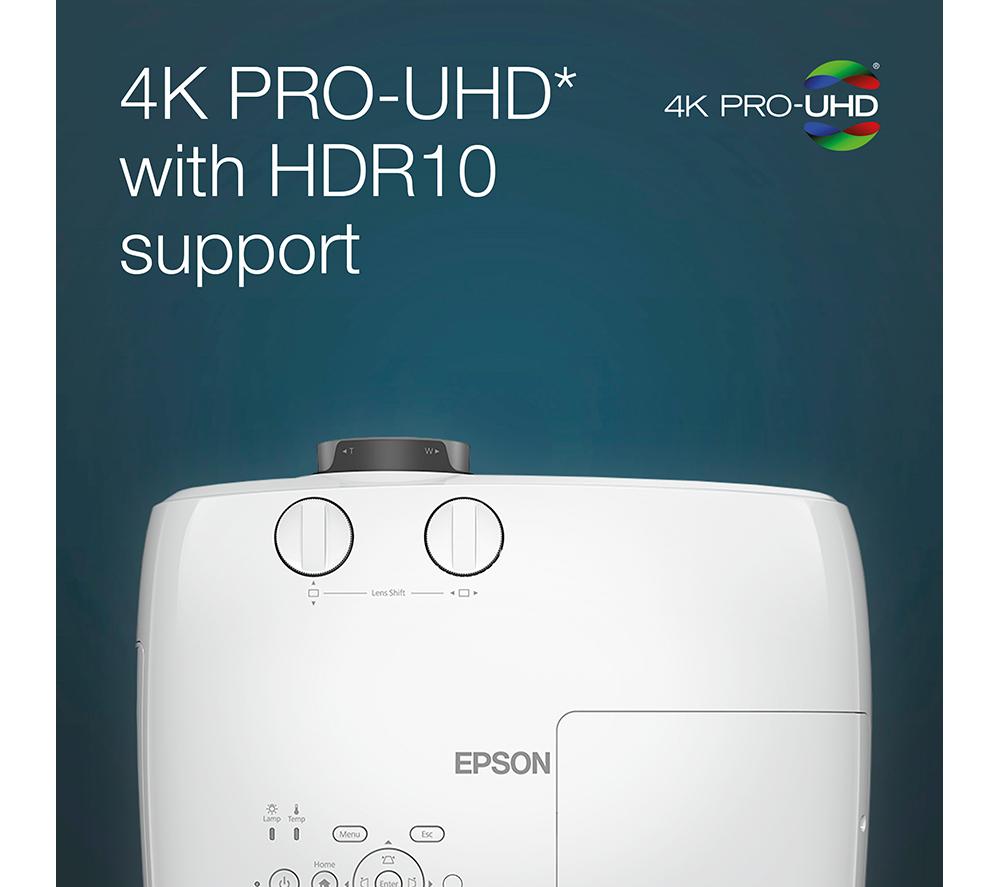 EPSON 4K PRO-UHD EH-TW7000 Home Cinema Projector image number 4 of 9
