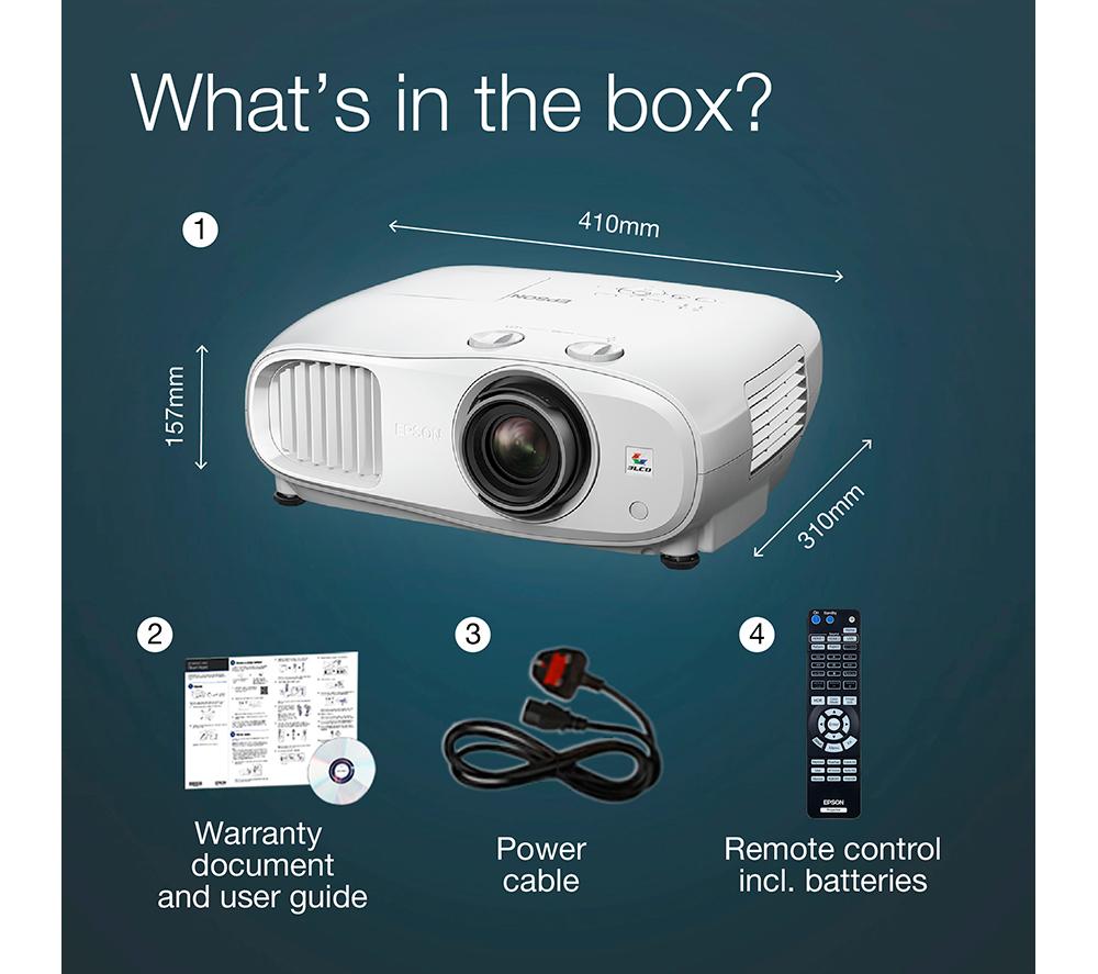Buy EPSON 4K PRO-UHD EH-TW7100 Home Cinema Projector | Currys