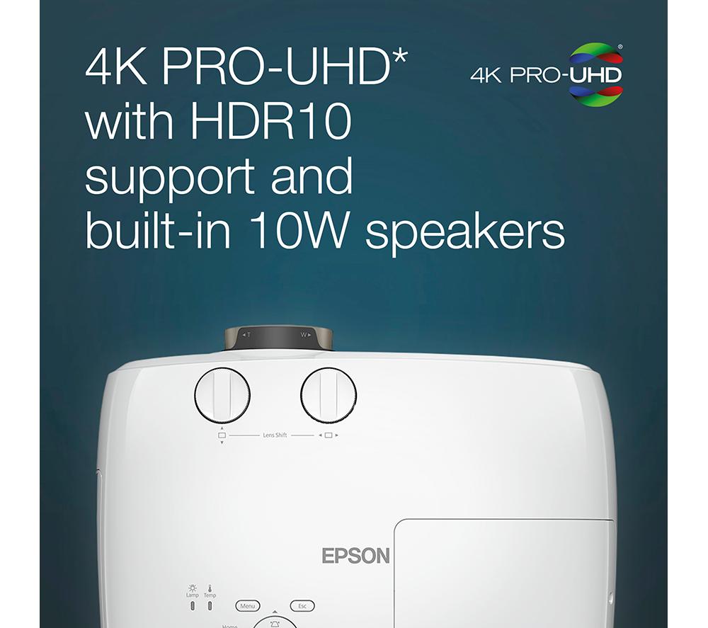 EPSON 4K PRO-UHD EH-TW7100 Home Cinema Projector image number 4 of 9