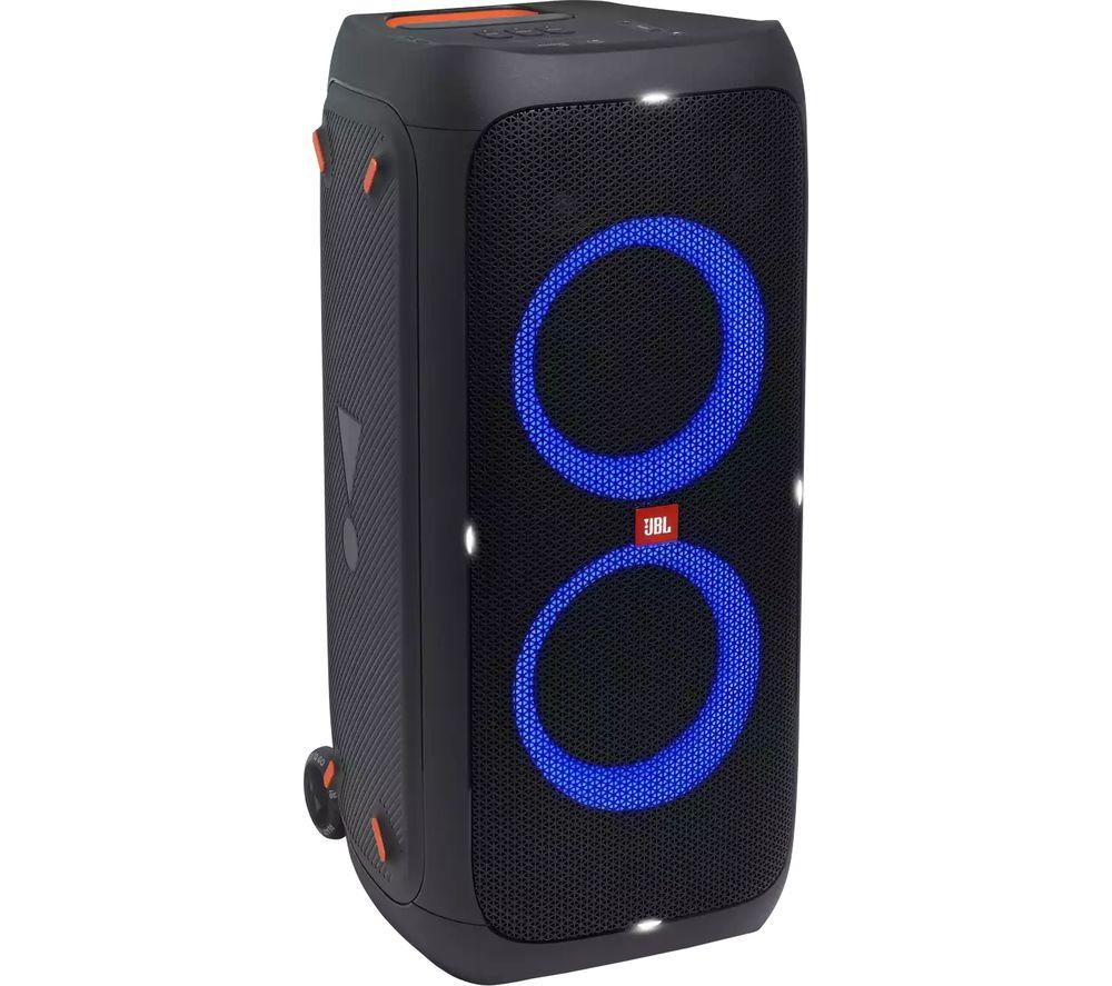 JBL PartyBox 310 - Wireless Bluetooth Party Speaker with Built-in Dynamic Lighting, Karaoke Mode, Powerful Bass and JBL App Support, up to, 18 hours of Playtime, in Black