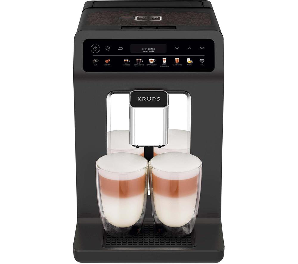 KRUPS Evidence One EA895N40 Bean to Cup Coffee Machine ? Meteor Grey, Black,Silver/Grey