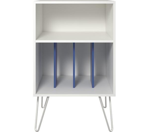 currys.co.uk | Concord Turntable Stand - White & Blue