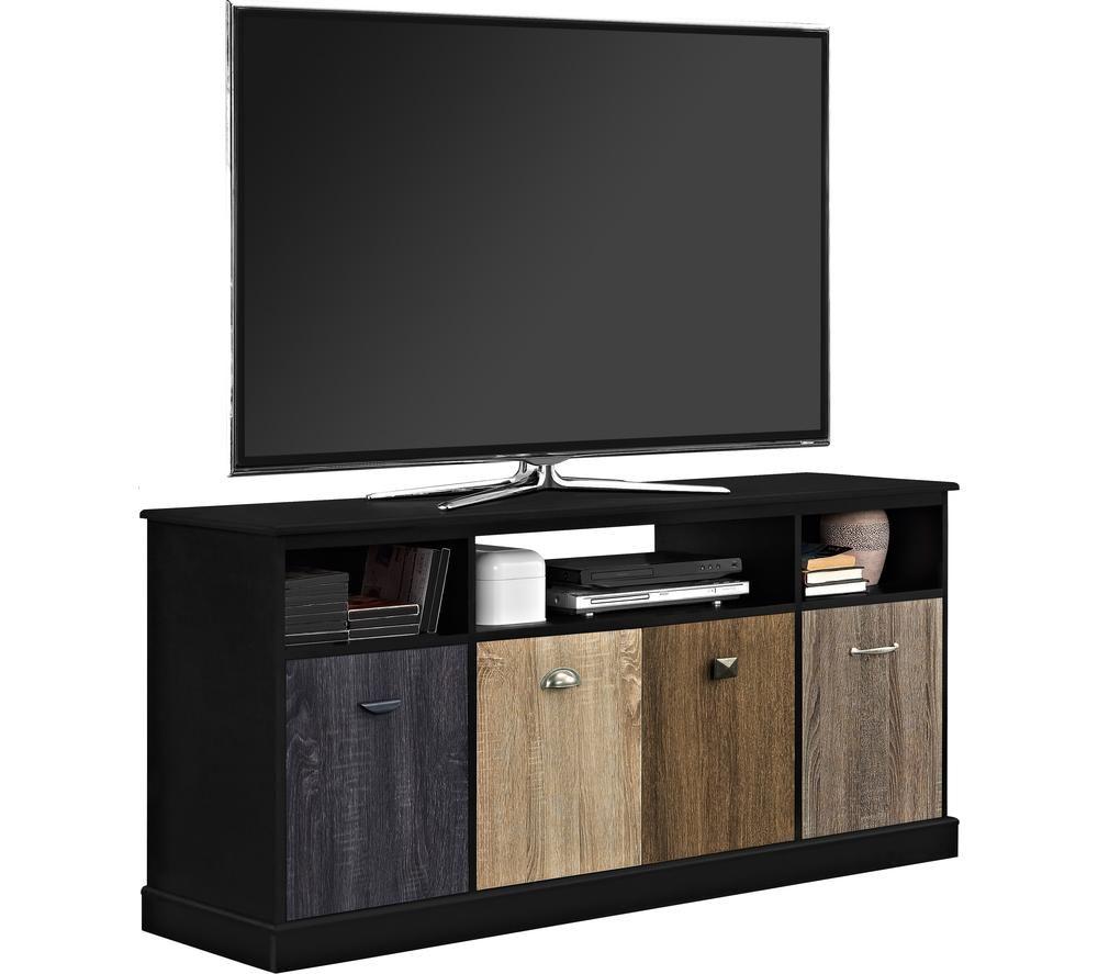DOREL HOME 1769196PCOMUK Mercer 1524 mm TV Stand for up to 60" TVs- Black image number 3 of 4
