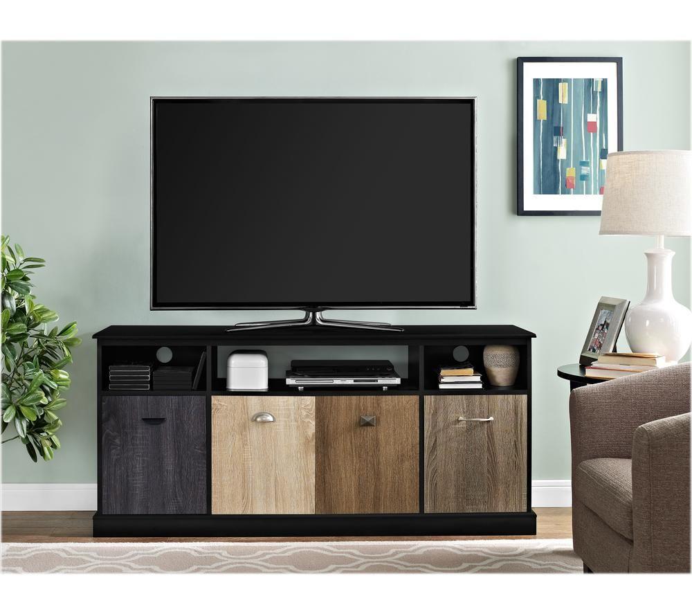 DOREL HOME 1769196PCOMUK Mercer 1524 mm TV Stand for up to 60" TVs- Black image number 4 of 4