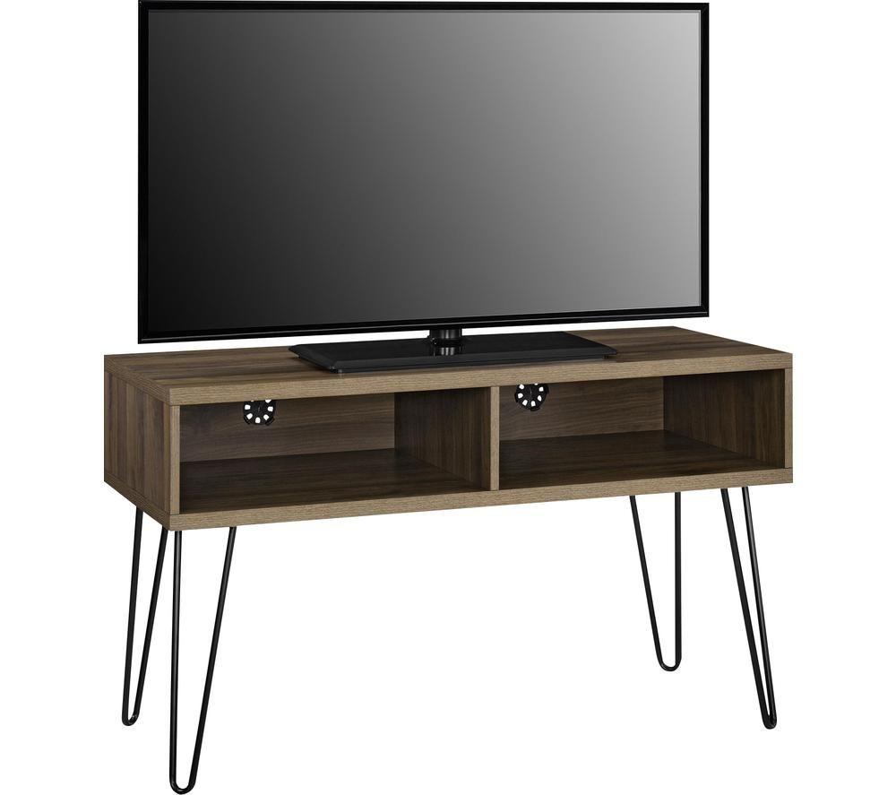 DOREL HOME Owen Retro 1748396COMUK 1067 mm TV Stand for up to 42" TVs &ndash; Walnut image number 2 of 4