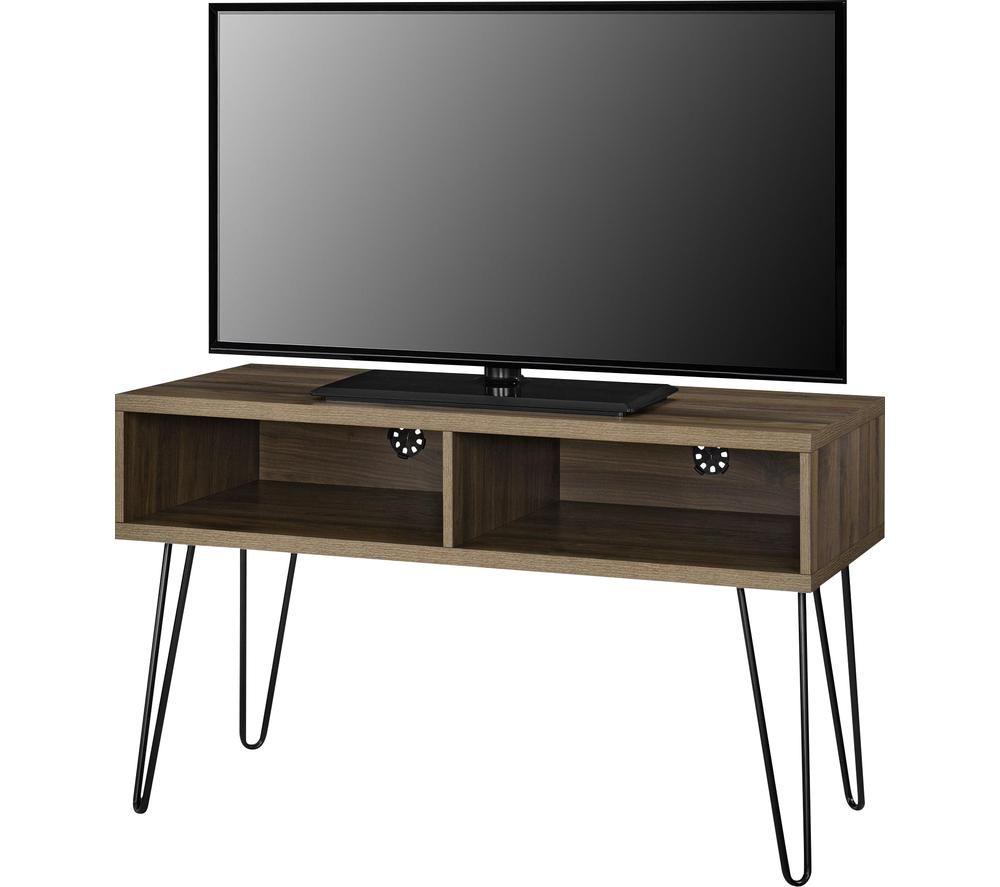 DOREL HOME Owen Retro 1748396COMUK 1067 mm TV Stand for up to 42" TVs &ndash; Walnut image number 3 of 4