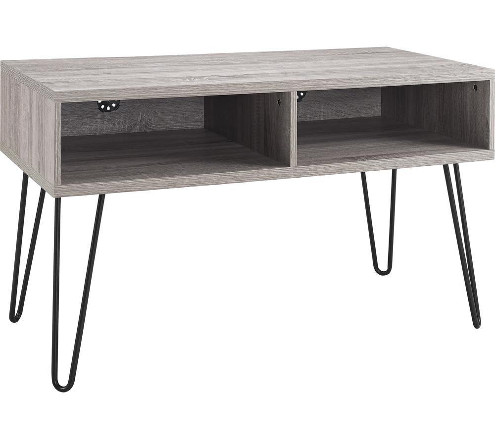 DOREL HOME Owen Retro 1748096PCOMUK 1067 mm TV Stand for up to 42" TVs &ndash; Distressed Grey Oak image number 2 of 6