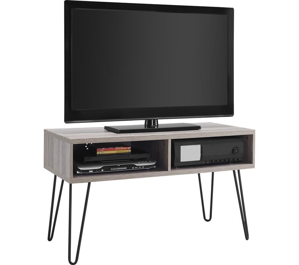 DOREL HOME Owen Retro 1748096PCOMUK 1067 mm TV Stand for up to 42" TVs &ndash; Distressed Grey Oak image number 6 of 6