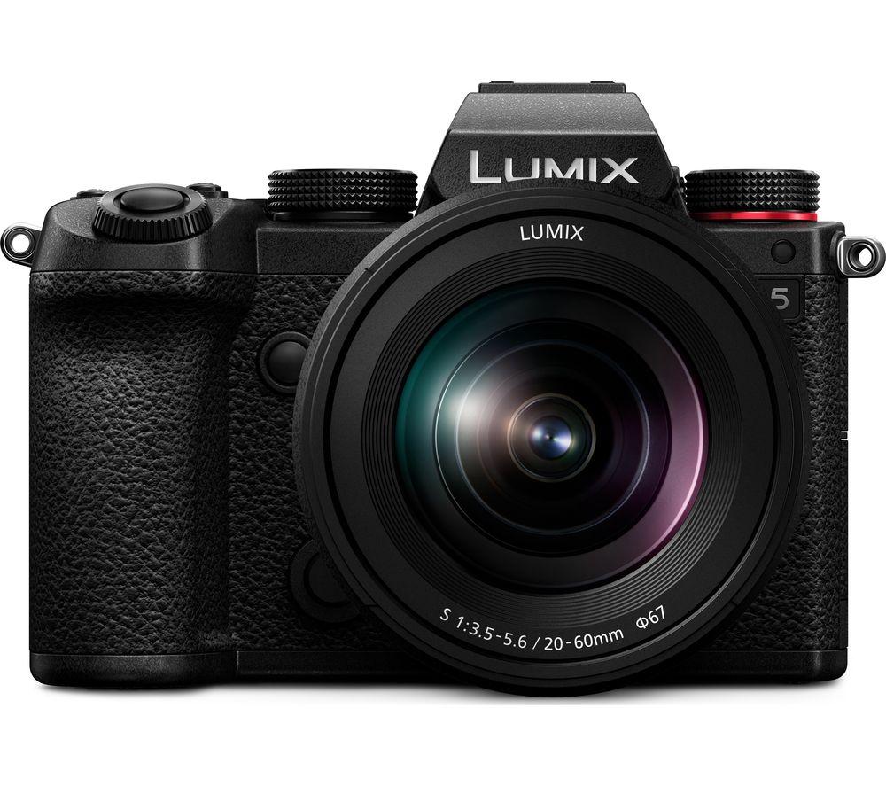 Panasonic LUMIX DC-S5KE-K S5 Full Frame Compact 4K Mirrorless Camera with OLED Live LUMIX S 20-60 mm Lens with Panasonic LUMIX S-R70200E S PRO 70-200mm F4.0 O.I.S. MILC Telephoto Zoom Lens