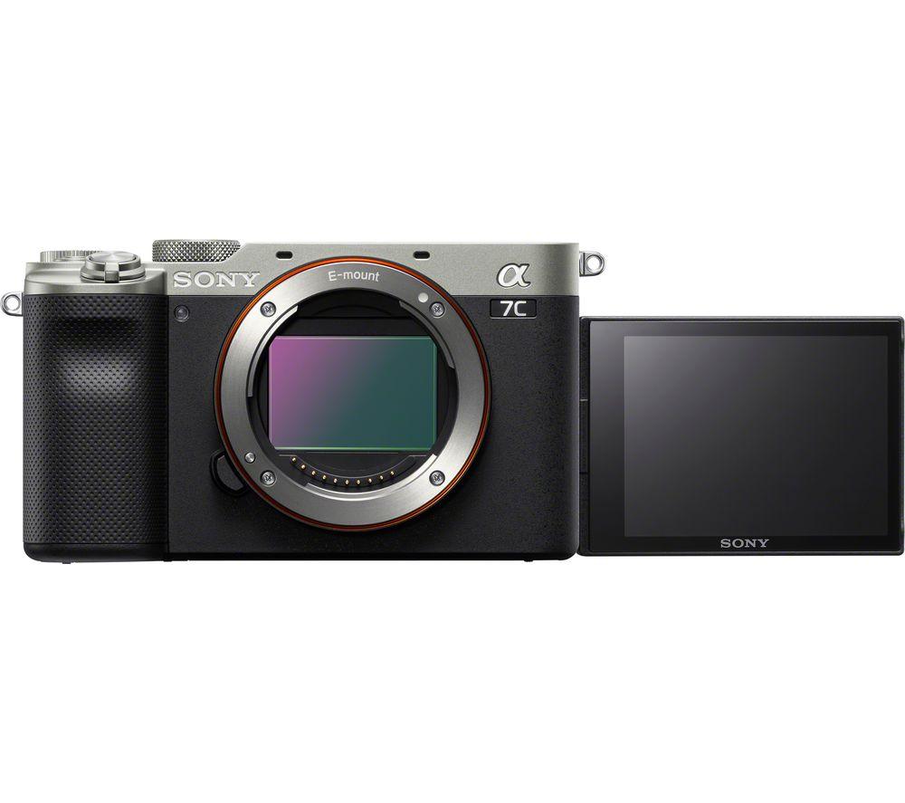 Click to view product details and reviews for Sony A7 C Mirrorless Camera Silver Body Only Silver Grey.