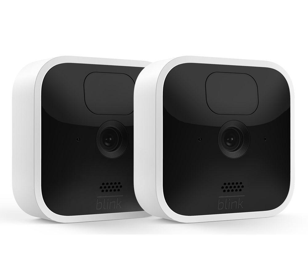 AMAZON Blink Indoor Full HD 1080p WiFi Security Camera System - 2 Cameras, White