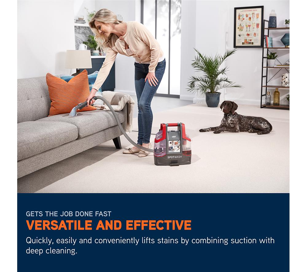 VAX SpotWash CDCW-CSXS Carpet Cleaner - Graphite & Red image number 3 of 14