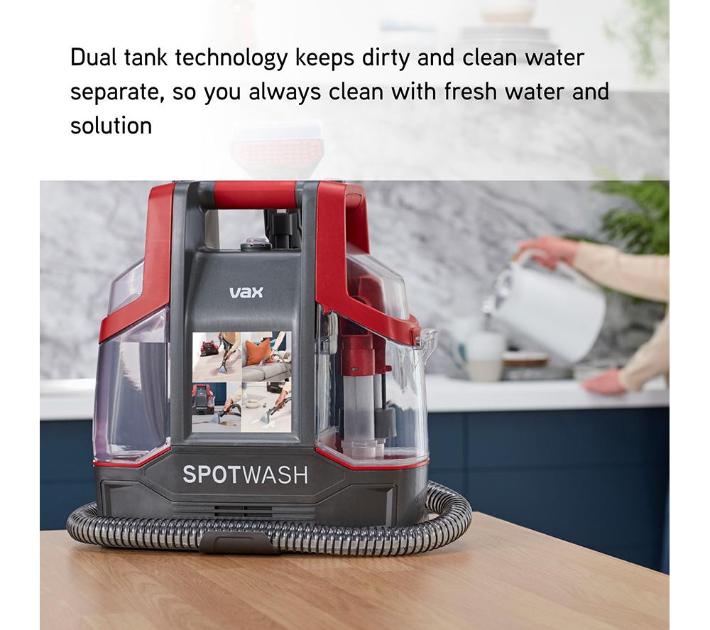 VAX SpotWash CDCW-CSXS Carpet Cleaner - Graphite & Red image number 12 of 14