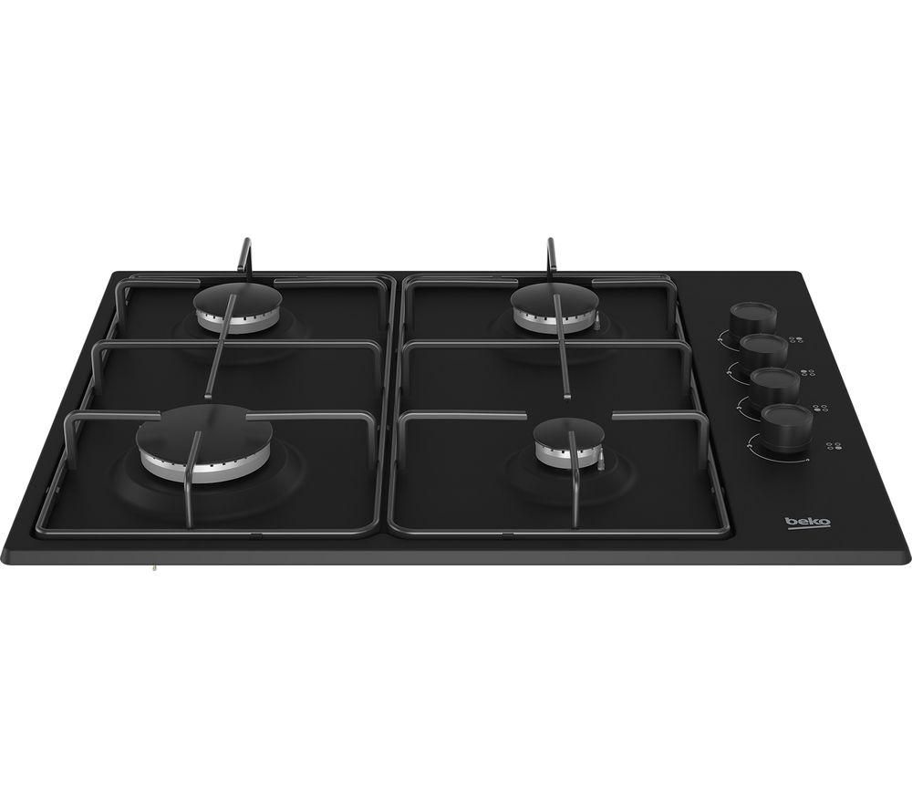BEKO HIBG64120SB 61 cm Gas Hob - Black image number 2 of 8