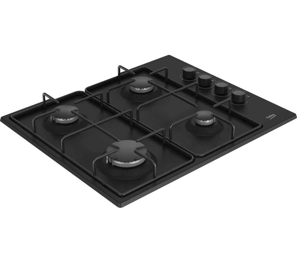 BEKO HIBG64120SB 61 cm Gas Hob - Black image number 3 of 8